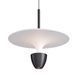 Світильник підвісний KLOODI DECO PE-NIMBA300 6W+6W 3K WH/BK, Білий, Чорний