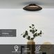 Стельовий світильник Lucide FOSKAL &Oslash; 34,5 cm LED 1x12W 2700K Black, BLACK