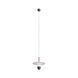 Світильник підвісний KLOODI DECO PE-NIMBA300 6W+6W 3K WH/BK, Білий, Чорний