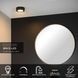Стельовий світильник для ванної Lucide BRICE LED &Oslash; 11,7 cm LED Dim. 1x8W 3000K IP44 Black, BLACK
