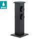 Стовпчик з розетками Eglo PARK 4, Black