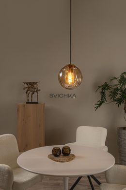 Підвісний світильник Lucide MONSARAZ &Oslash; 25 cm 1xE27 Amber, Amber