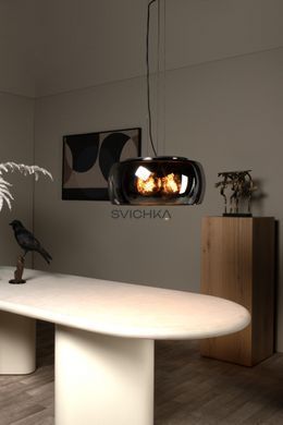 Підвісний світильник Lucide OLIVIA &Oslash; 50 cm 3xE27 Smoke Grey, Smoke Grey