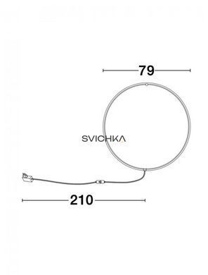 Настенный светильник Nova luce RING Black