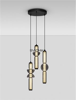 Подвесной свытильник Nova luce ULON, Black/Clear