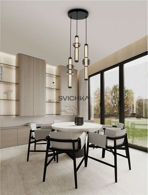 Подвесной свытильник Nova luce ULON, Black/Clear