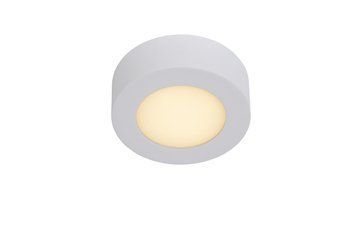 Стельовий світильник для ванної Lucide BRICE LED &Oslash; 11,7 cm LED Dim. 1x8W 3000K IP44 White, WHITE