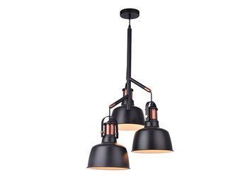 Люстра Azzardo AZ2147 Darling 3 Black, Чорний, Бежевий, Мідний, Чорний