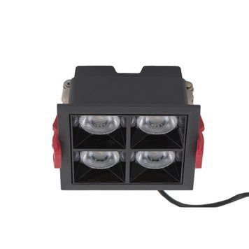 Врізний світильник Nowodvorski MIDI LED 16W 4000K Black