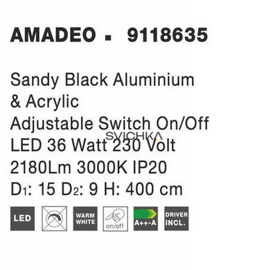 Подвесной светильник Nova luce AMADEO 6 Black