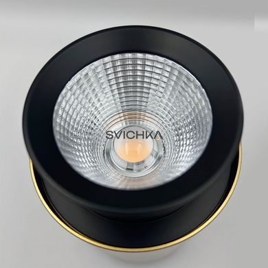 Накладной светильник Skarlat RSLC78015 15W GD+BK 3000K