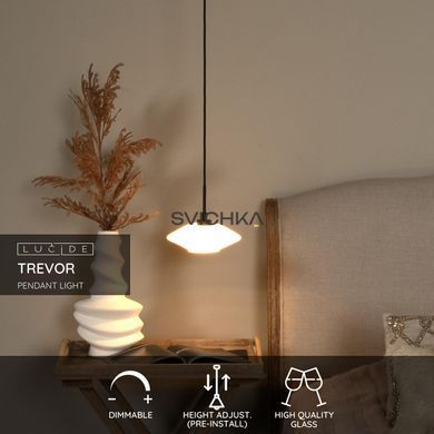 Подвесной светильник Lucide TREVOR &Oslash; 20 cm 1xG9 Opal