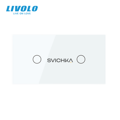 Сенсорный выключатель 2 сенсора Livolo