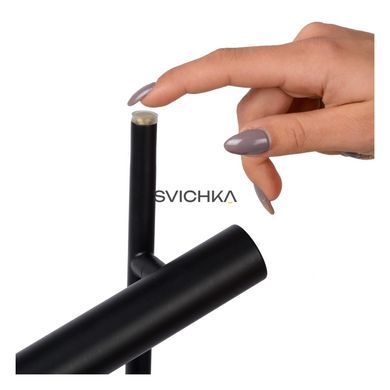 Підлогова лампа для читання Lucide PHILON &Oslash; 23 cm LED Dim. 2x4,5W 3000K Black, BLACK, Чорний, Чорний, Чорний