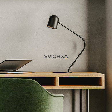 Настільна лампа Aromas S1293 Pipe, Black