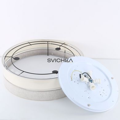 Стельовий світильник TK-Lighting ECO 2, Gray/Beige, серый, бежевый, Бежевий, Сірий