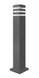 Вуличний світильник Polux 316189 Teksas, Graphite