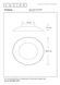 Стельовий світильник Lucide FOSKAL &Oslash; 34,5 cm LED 1x12W 2700K White, WHITE