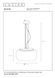 Підвісний світильник Lucide OLIVIA &Oslash; 50 cm 3xE27 Smoke Grey, Smoke Grey