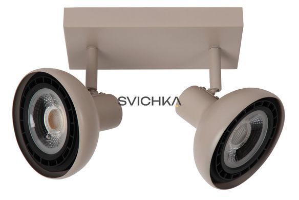 Потолочный точечный светильник Lucide SENSAS 2xGU10 (ES111) Cream