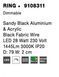 Настенный светильник Nova luce RING Black