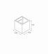 Настенный светильник SLV SOLID CUBE, серый