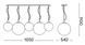 Ideal Lux MAPA FADE SP5 Хромовий 140759