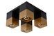 Потолочный светильник Lucide RENATE 4xE27 Matt Gold / Brass, Matt Gold / Brass