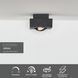 Стельовий точковий світильник Lucide XIRAX LED Dim to warm GU10 1x5W 2200K/3000K Black, BLACK