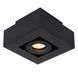 Стельовий точковий світильник Lucide XIRAX LED Dim to warm GU10 1x5W 2200K/3000K Black, BLACK