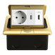 Напольная розетка с плавным открытием HDMI USB Livolo