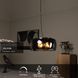 Підвісний світильник Lucide OLIVIA &Oslash; 50 cm 3xE27 Smoke Grey, Smoke Grey