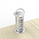 Пустая тройная выдвижная розетка с USB LIVOLO серебристая (VL-SHS021-S)