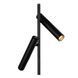 Підлогова лампа для читання Lucide PHILON &Oslash; 23 cm LED Dim. 2x4,5W 3000K Black, BLACK, Чорний, Чорний, Чорний