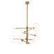 Підвісний світильник Eichholtz Chandelier Argento S, Brass