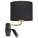Бра TK-LIGHTING RICHI BLACK/GOLD 4234, Чорний, Чорний