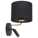 Бра TK-LIGHTING RICHI BLACK/GOLD 4234, Чорний, Чорний
