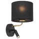 Бра TK-LIGHTING RICHI BLACK/GOLD 4234, Чорний, Чорний