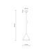 Подвесной светильник TK-Lighting CONO S, White