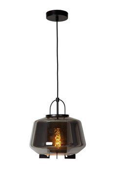 Підвісний світильник Lucide SISKA 1xE27 Smoke Grey, Smoke Grey