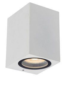 Настінний точковий світильник Lucide ZARO Indoor/Outdoor 1xGU10 IP44 White, WHITE, Білий, Білий