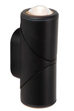 Настінний точковий світильник Lucide ERIN Indoor/Outdoor LED 2x5W 2700K IP65 Black, BLACK, Чорний, Чорний