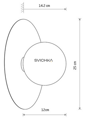 Настенный светильник Nowodvorski Saturn M