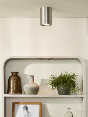 Потолочный точечный светильник Lucide TUBE &Oslash; 9,6 cm 1xGU10 Satin Chrome