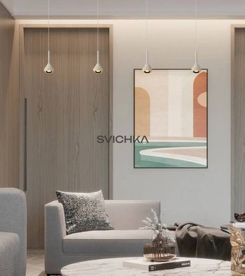 Світильник підвісний KLOODI DECO PE-BONNY185 7W 3K WH, Білий