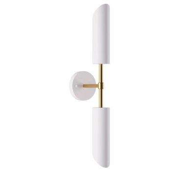 Настінний світильник Pikart Brass 2, White/Gold