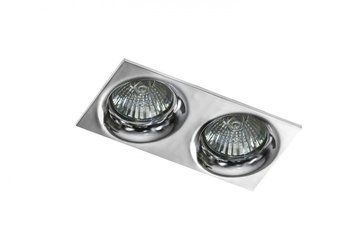 Точковий світильник Azzardo Ivo 2 Square GM2200 CH (AZ1789), Хром, Хром