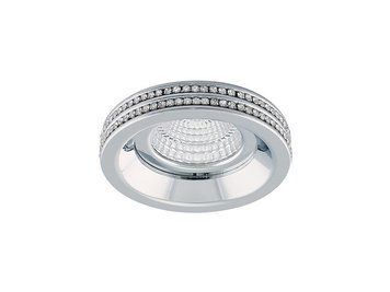 Точковий світильник Azzardo Eva Round NC1519R CH (AZ1458), Хром, Прозорий, Хром