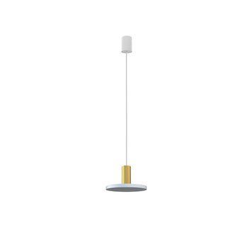 Подвесной светильник Nowodvorski 8038 HERMANOS B WHITE/SOLID BRASS PL