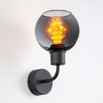 Бра Iimperium light Temp, Black, Чорний, Чорний, Димчатий